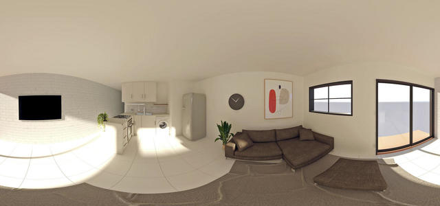 AA Unit 2 Lounge Panorama