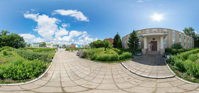 1 Entrance to the library