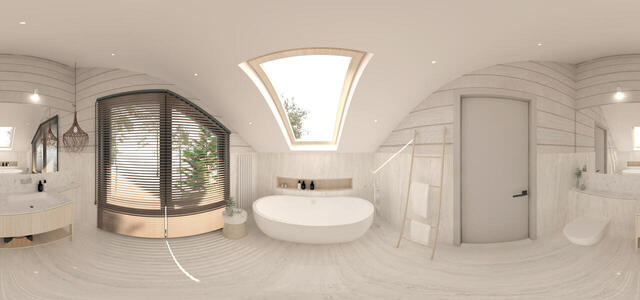 second floor bathroom