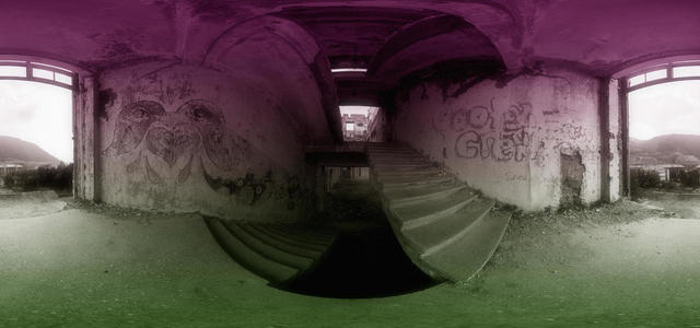 to the second floor