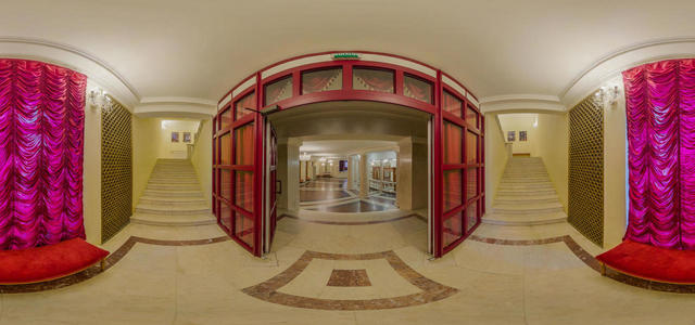 Exit to the stairs on the left