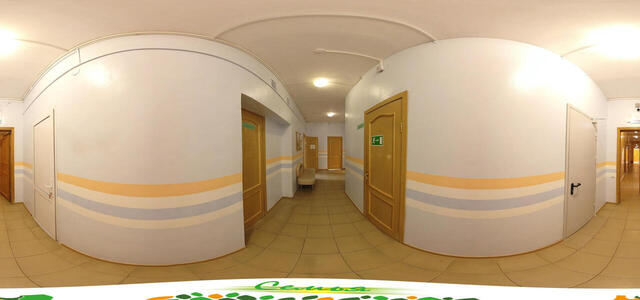 corridor in front of the massage room