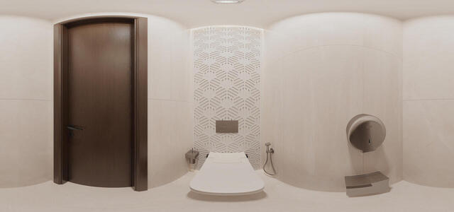 Restaurant bathroom
