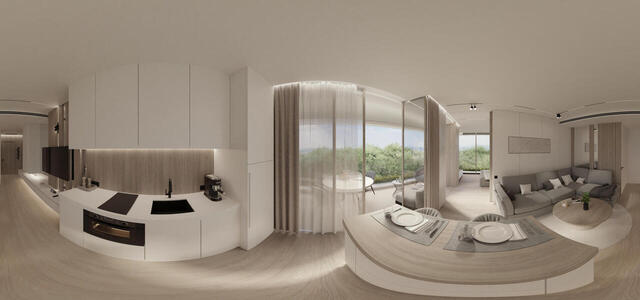 TYPE B: 1 BEDROOM APARTMENTS (K)