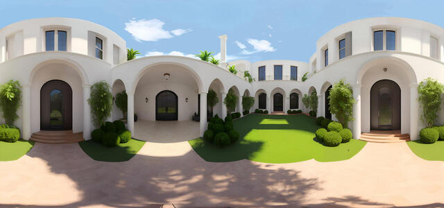 Luxurious Contemporary Villa in Greek Neoclassical Style