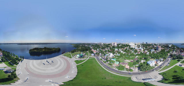 A town square | Airpanorama