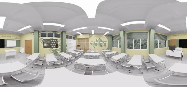 Basic military training room