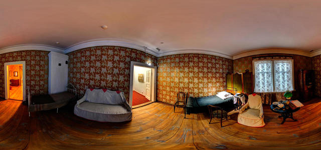 The room where Tolstoy died.