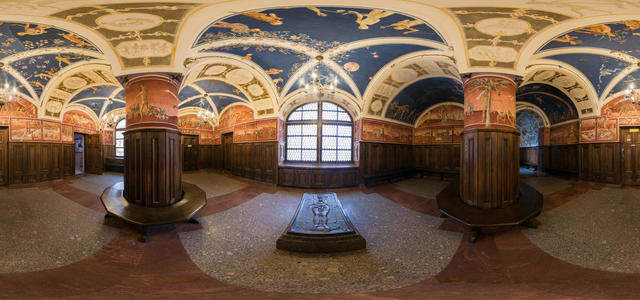 Фрески в вестибюле Центра литуанистики