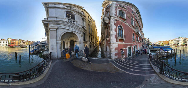 Venice. Grand Canal. Ponte Manin.