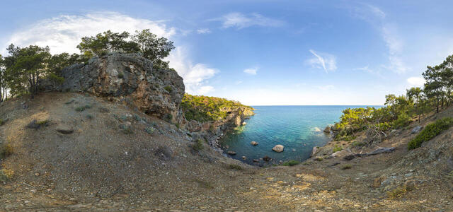 Türkiye 2025. View of Phaselis Gulf.