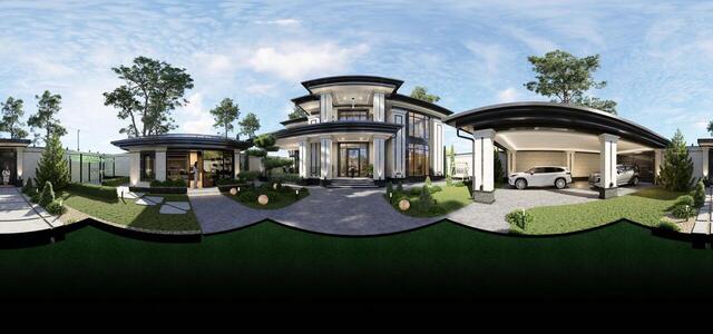 Panorama copy Tattybaev 2 floors Wright style