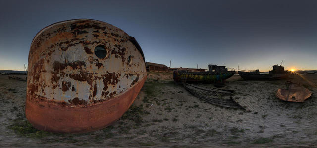 The port of Khuzhir