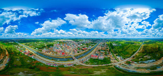 AERIAL PANO - JUJA