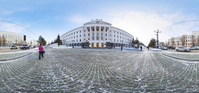 City Administration of Khabarovsk (winter - day)