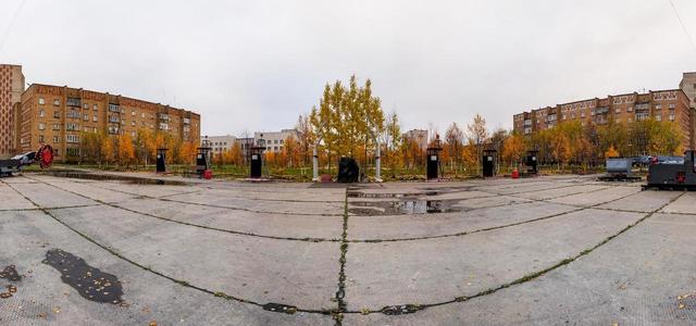 Mira street. The square of miner's glory.