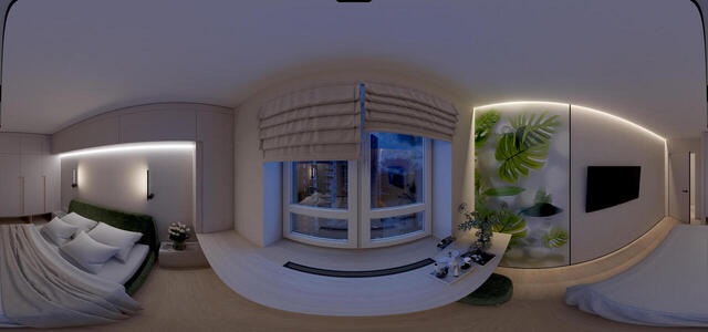 Bedroom 2 (evening)
