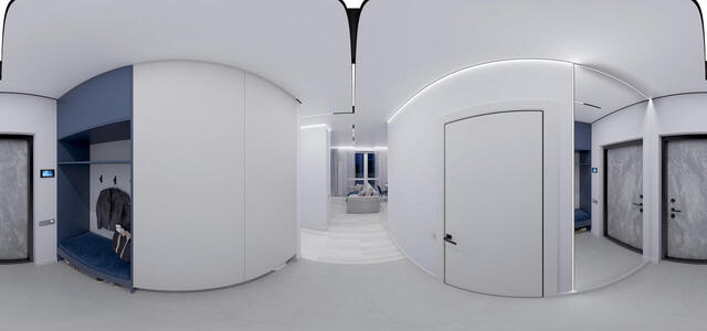 hallway (evening)