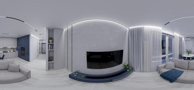 living room (evening)
