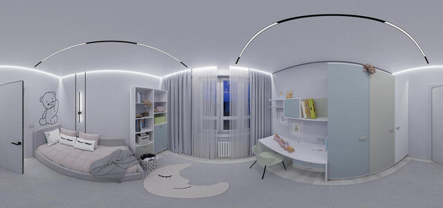children's room (evening)