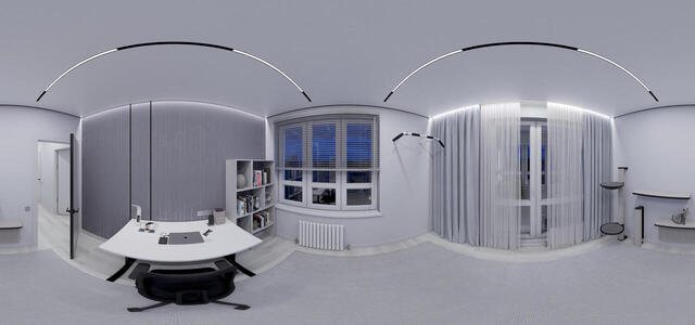 office (evening)