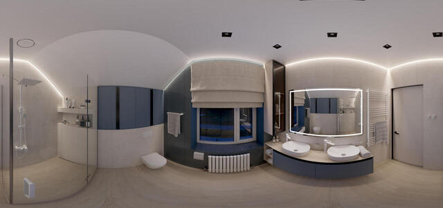 bathroom (evening)