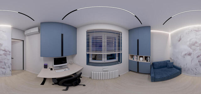 office (evening)