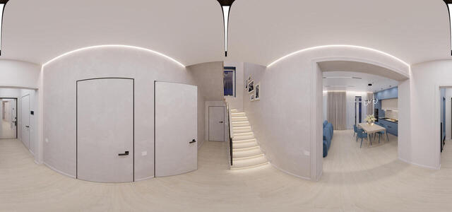 corridor evening (evening - 1st floor)