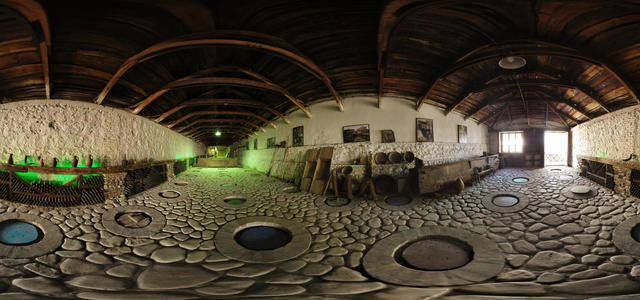 Kvareli, exposition of instruments of traditional winemaking