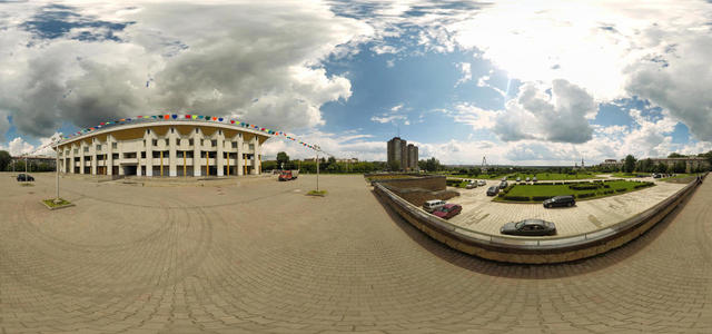 At the Palace of Metallurgists