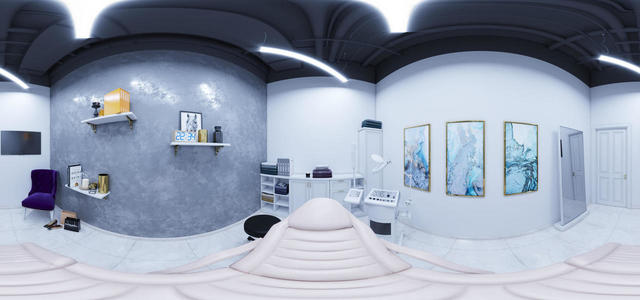 Laser hair removal room