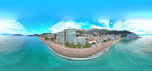 Luxury sea front apartment, Rafailovici, Budva, Montenegro