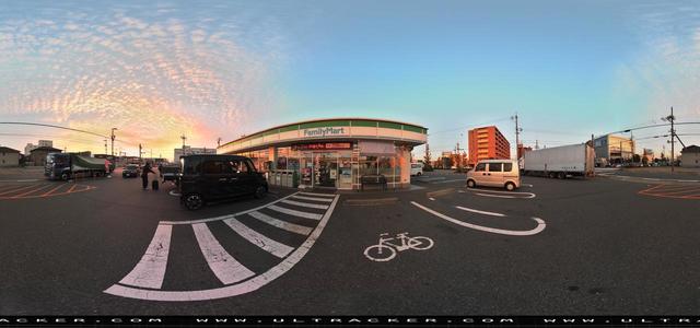 Aleta S2C 360 camera - outdoor, evening