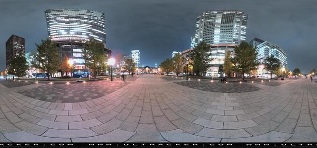 Aleta S2C 360 camera - street, outdoor, nighttime