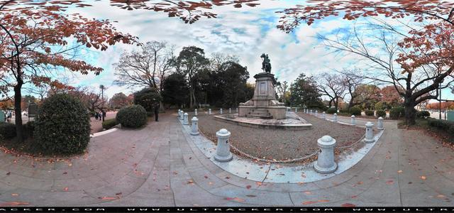 Aleta S2C 360 camera - park, daylight