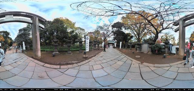 Aleta S2C 360 camera - park, daylight