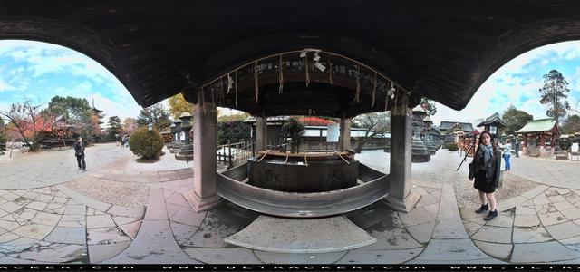 Aleta S2C 360 camera - park, daylight