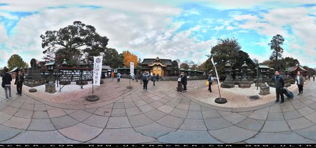 Aleta S2C 360 camera - park, daylight