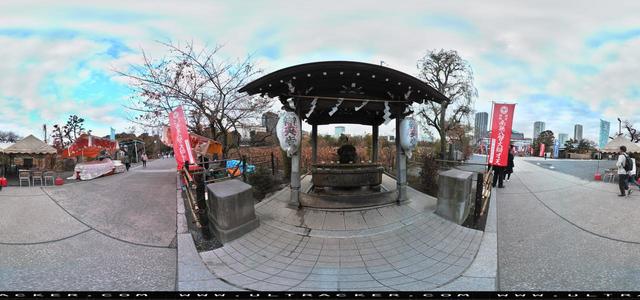 Aleta S2C 360 camera - park, daylight