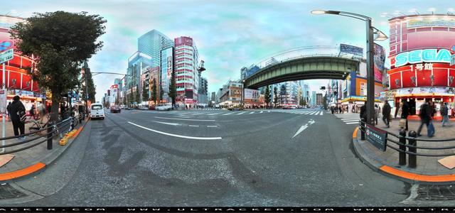 Aleta S2C 360 camera - Центр города, на улице