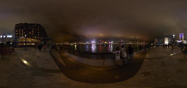 Kowloon Sunday night view