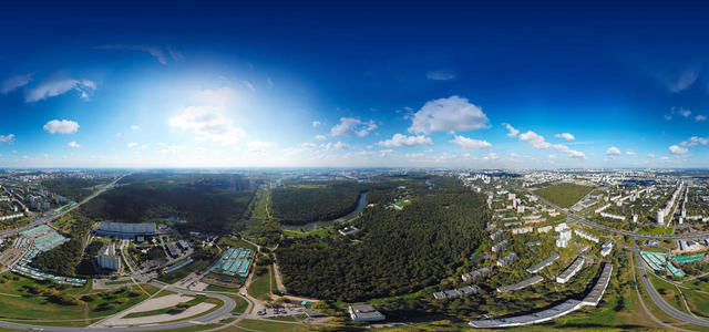 View of the Kuzminki Park, Vykhino-Zhulebino