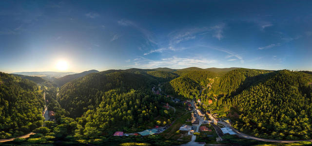 Międzygórze- panorama centrum