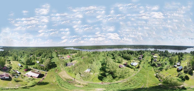 Панорама деревня Леоново