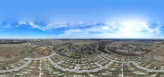 Mineevo panorama with overlay