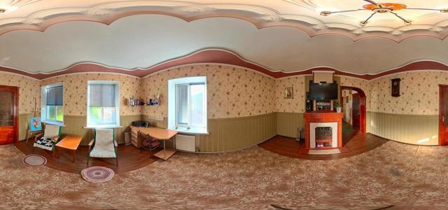 Room with fireplace