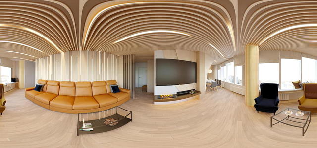 2c living room panorama
