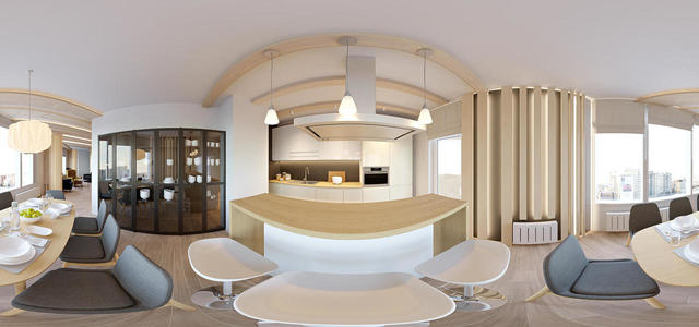 1c kitchen panorama