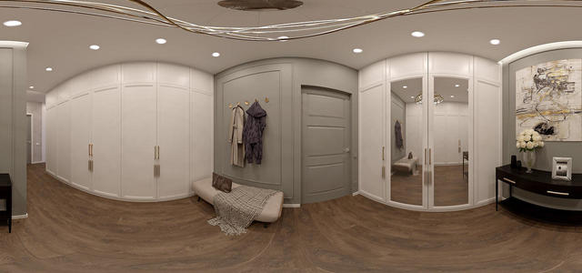Living room panorama