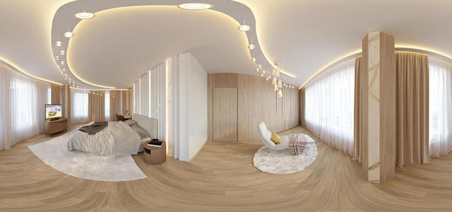 bedroom panorama